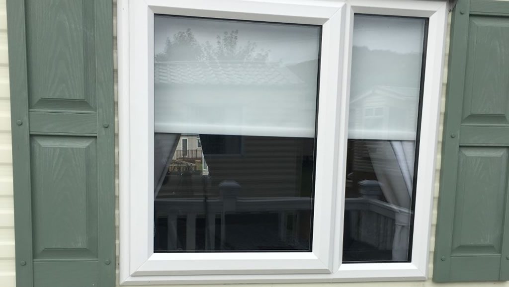 after replacement caravan double-glazed windows and doors Eyemouth, external 3