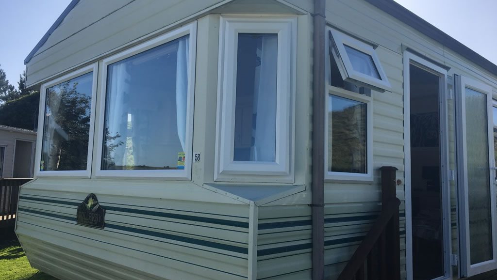 after installation replacement caravan windows double glazing external Greenlaw, Scotland 1