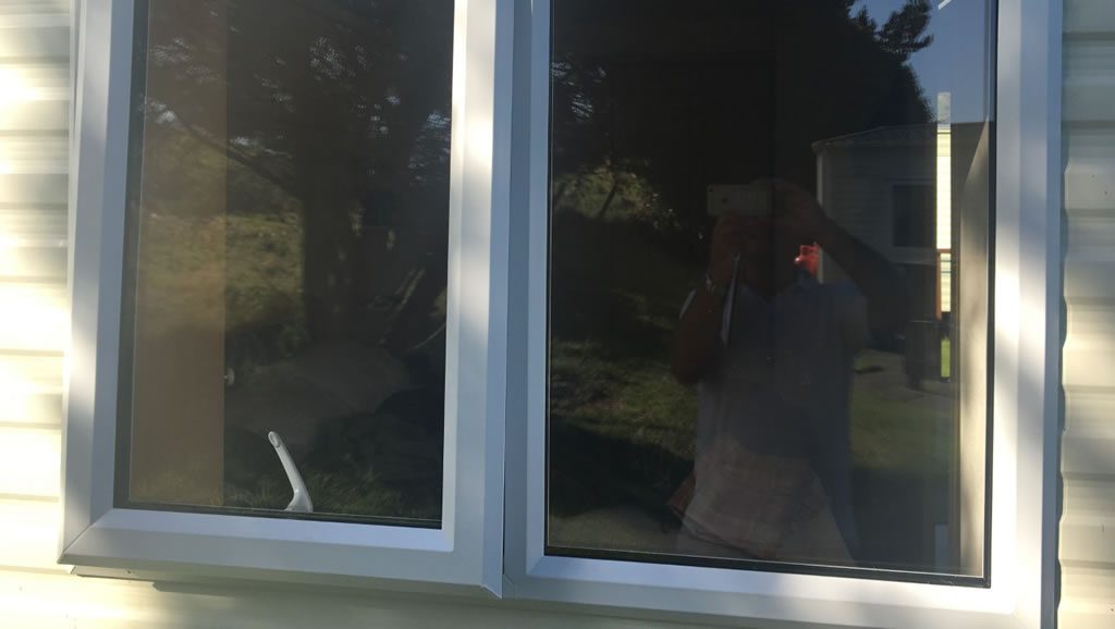 after installation replacement caravan windows double glazing external Greenlaw, Scotland 2